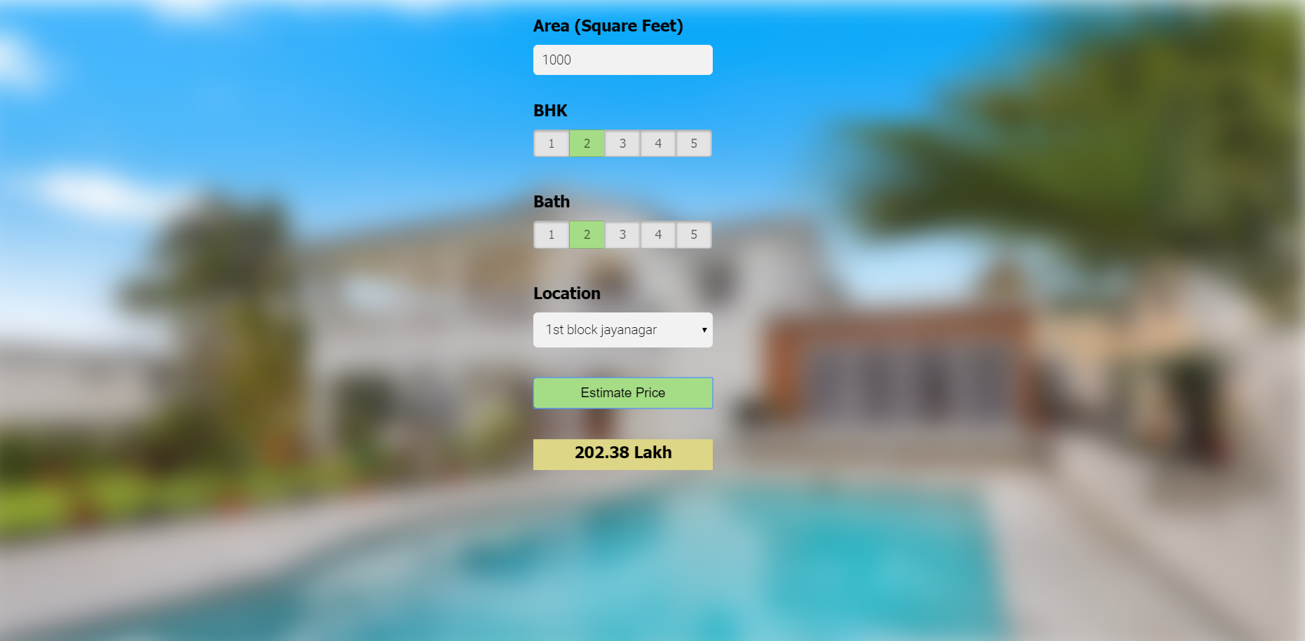 Freehold Price Predictor